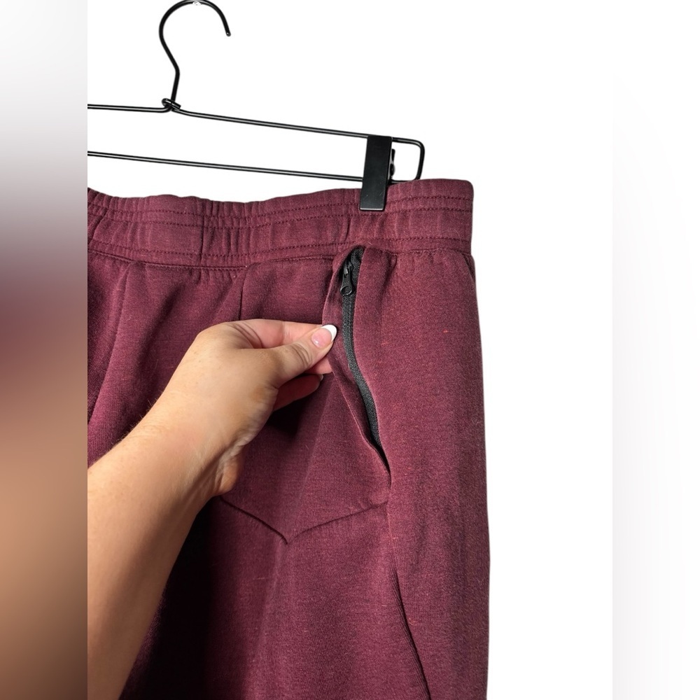 Nike Tech Fleece Joggers Mens size XL Burgundy Red - Picture 5 of 12